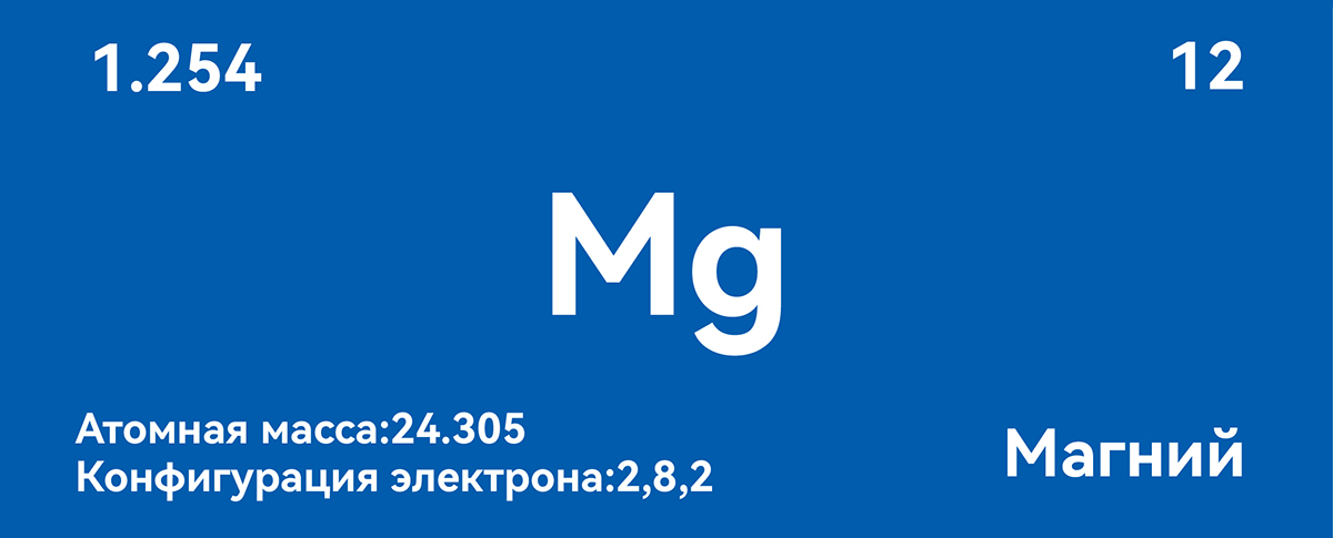 Научно-популярная наука, один из самых богатых легких металлических элементов на Земле — магний